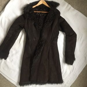 Parisienne Tuscany lamb shearling coat